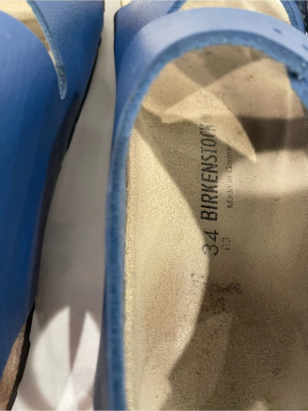 Birkenstock Milano Blue Ankle Strap Sandals Size 34 / US Kids 3